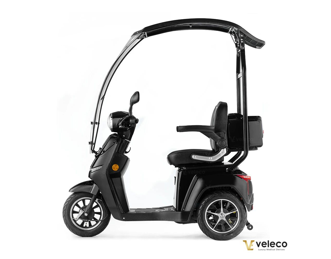 VELECO Turris mit Dach, Elektromobil, 3 rad, 800W, 12 km/h – Bild 22