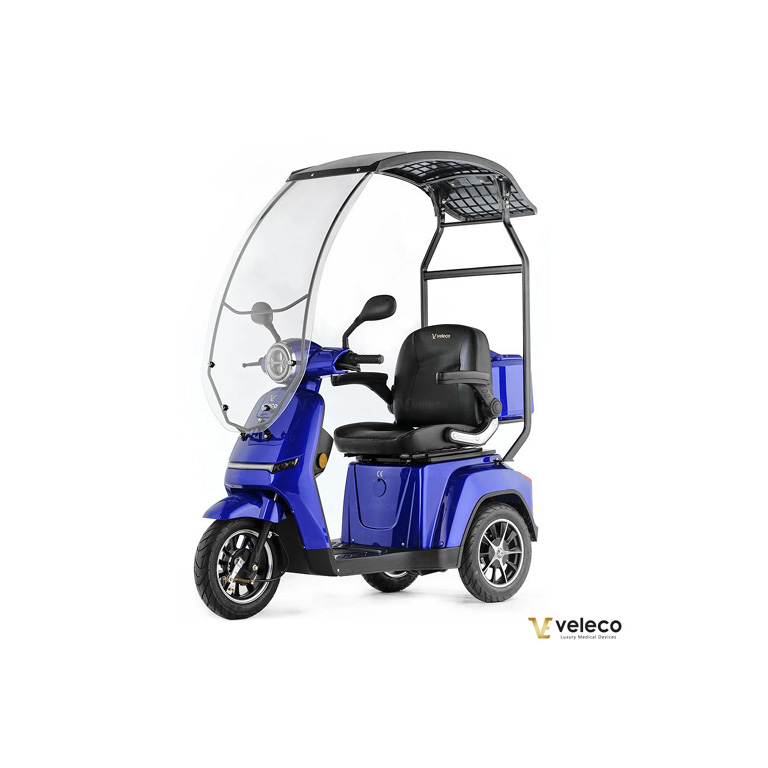 VELECO Turris mit Dach, Elektromobil, 3 rad, 800W, 12 km/h
