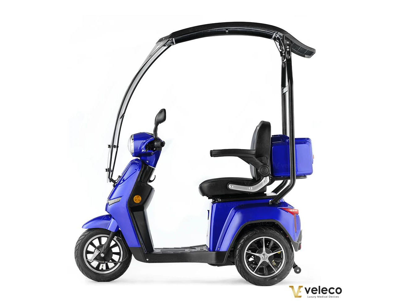 VELECO Turris mit Dach, Elektromobil, 3 rad, 800W, 12 km/h – Bild 7