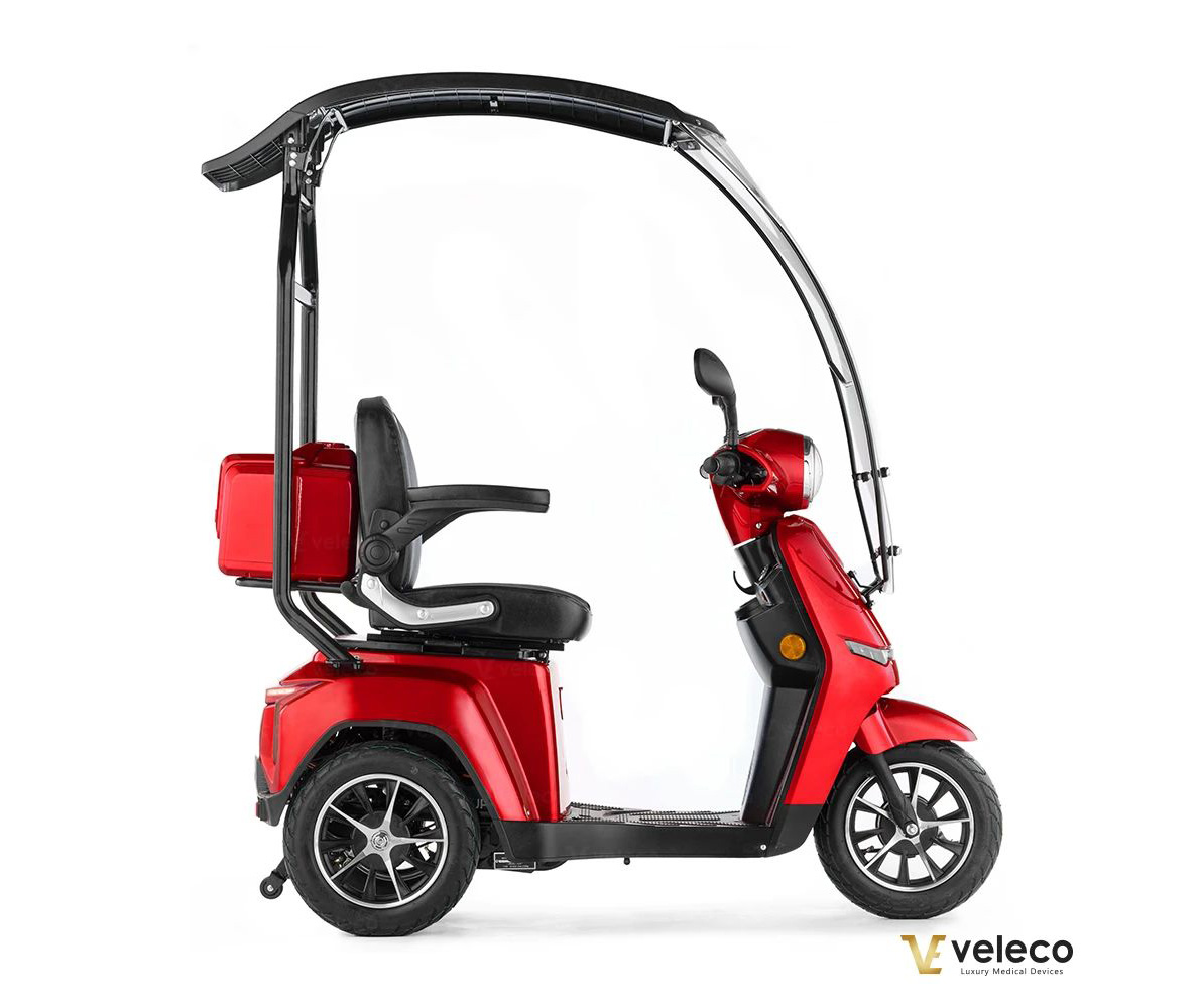 VELECO Turris mit Dach, Elektromobil, 3 rad, 800W, 12 km/h – Bild 15