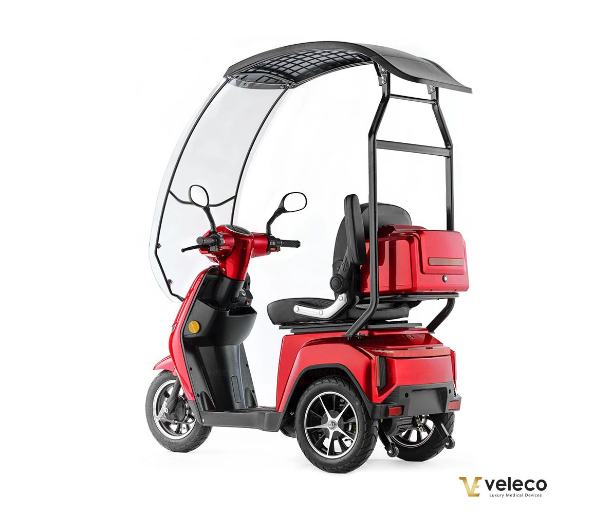 VELECO Turris mit Dach, Elektromobil, 3 rad, 800W, 12 km/h – Bild 17