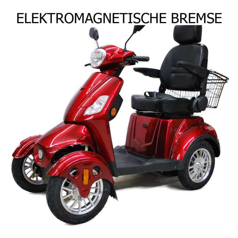 Elektromobil 4 Räder ECO ENGEL 520 rot, Blei-Akku, 500 Watt, 25 km/h – Bild 9