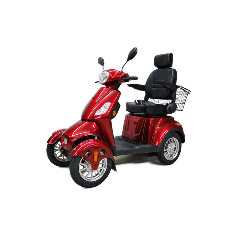 Elektromobil 4 Räder ECO ENGEL 520 rot, Blei-Akku, 500 Watt, 25 km/h