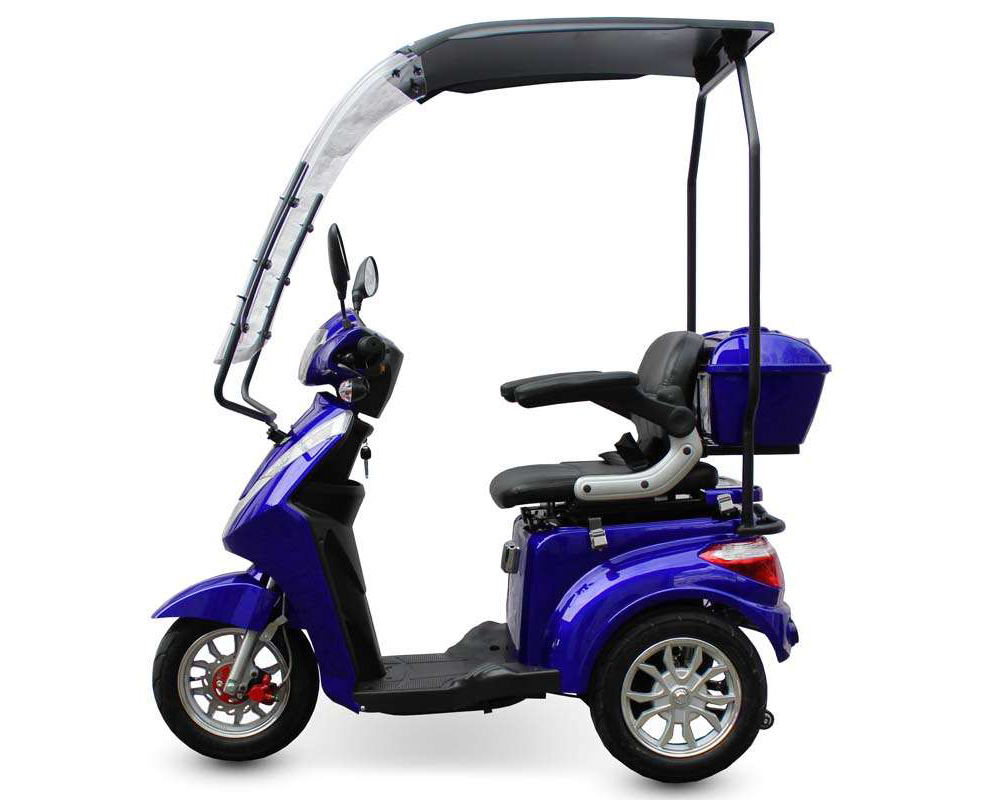 Eco Engel 501 Blau mit Dach 20Ah Li-Io Akku Herausnehmbar – Bild 3