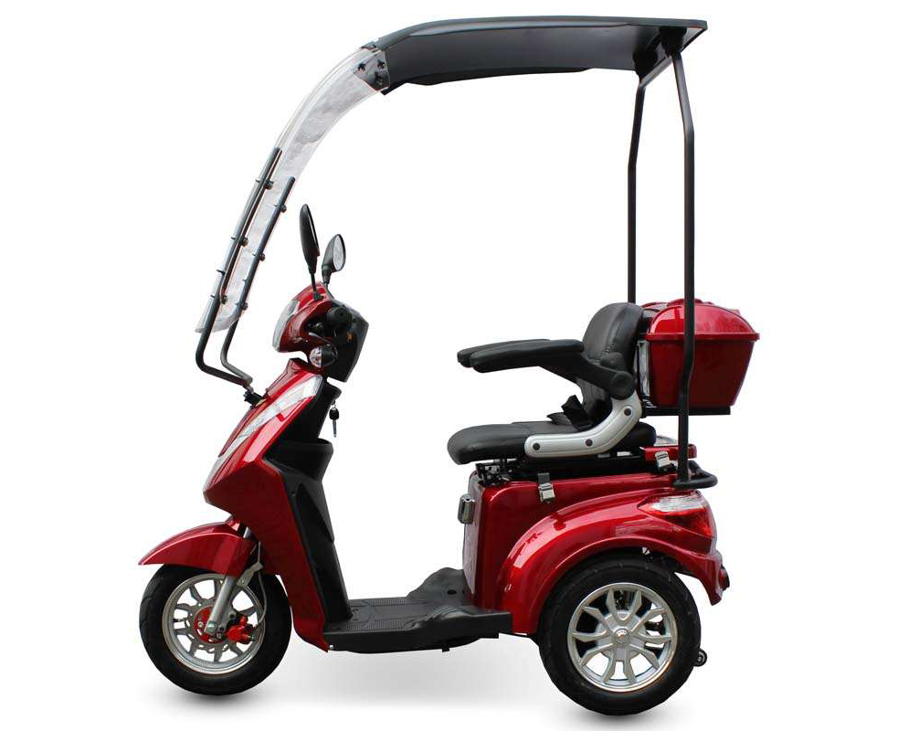 Eco Engel 501 Rot mit Dach 20Ah Li-Io Akku Herausnehmbar – Bild 2