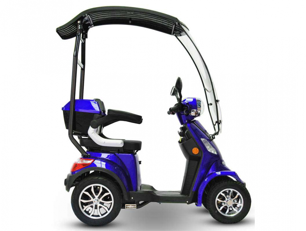 ECO ENGEL 510 Blau, 25 km/h mit Dach, 4 Räder – Bild 2