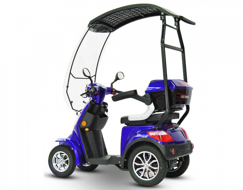 ECO ENGEL 510 Blau, 25 km/h mit Dach, 4 Räder – Bild 3