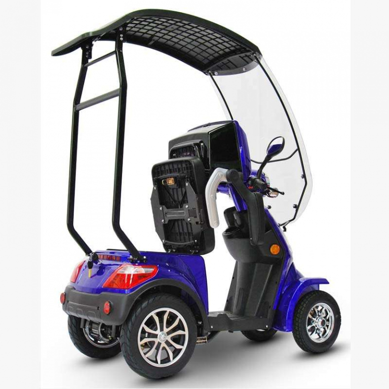 ECO ENGEL 510 Blau, 25 km/h mit Dach, 4 Räder – Bild 4