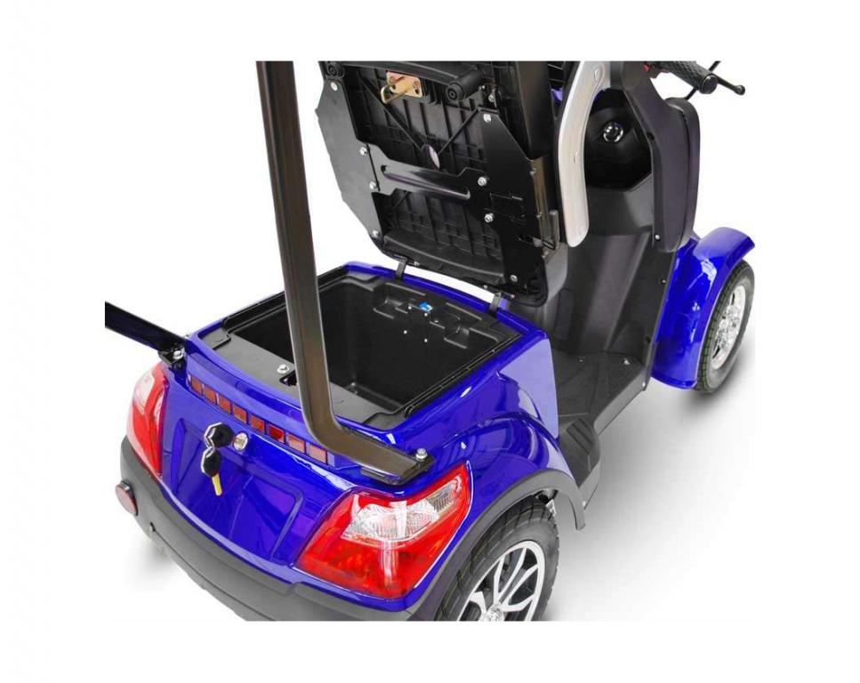 ECO ENGEL 510 Blau, 25 km/h mit Dach, 4 Räder – Bild 5