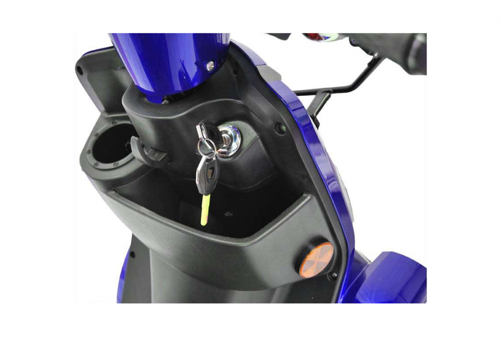 ECO ENGEL 510 Blau, 25 km/h mit Dach, 4 Räder – Bild 8