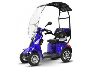 ECO ENGEL 510 Blau, 25 km/h mit Dach, 4 Räder