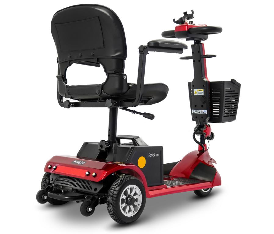 Rolektro, E-Trike 6, Rot, 24V-20Ah Bleigel Akku, 300W faltbar – Bild 8