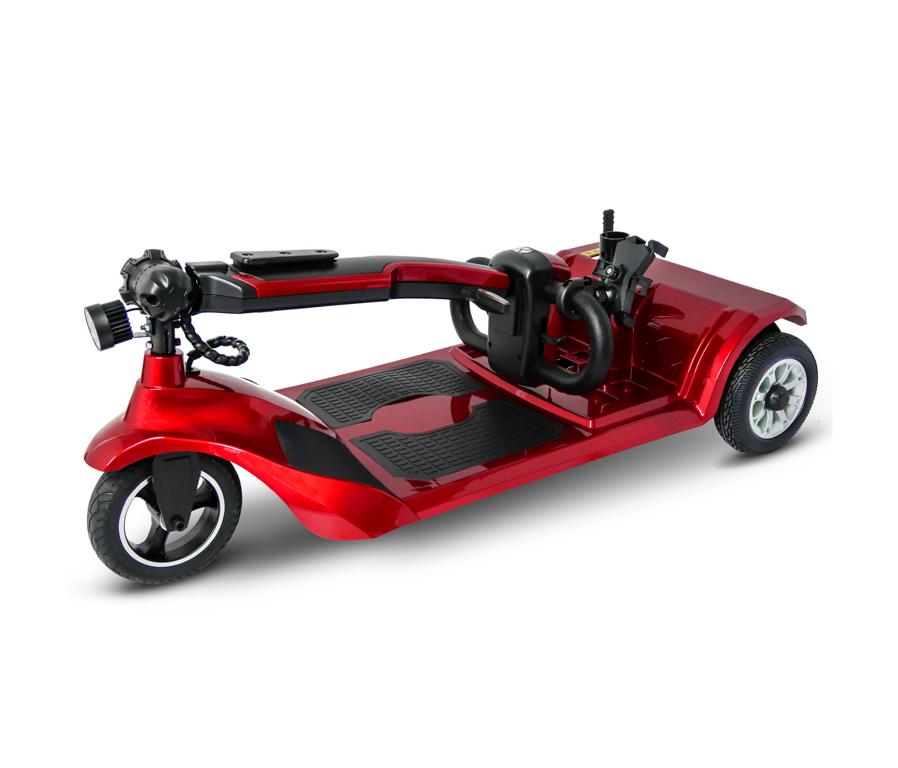 Rolektro, E-Trike 6, Rot, 24V-20Ah Bleigel Akku, 300W faltbar – Bild 11