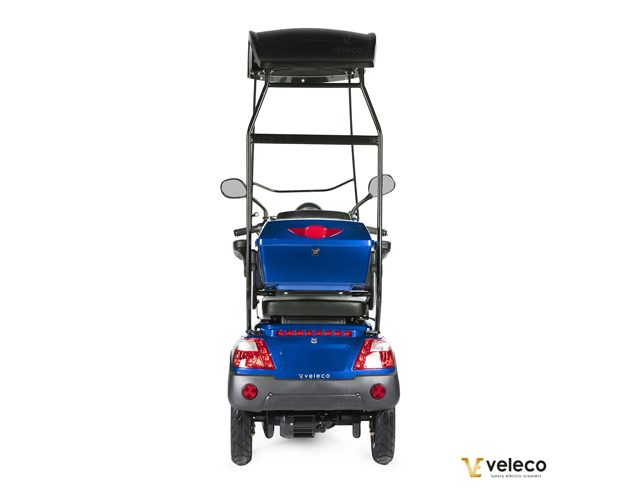 Veleco FASTER mit Dach 12 km/h, Seniorenmobil 4-Rad, Lithium-Ionen Akku – Bild 5