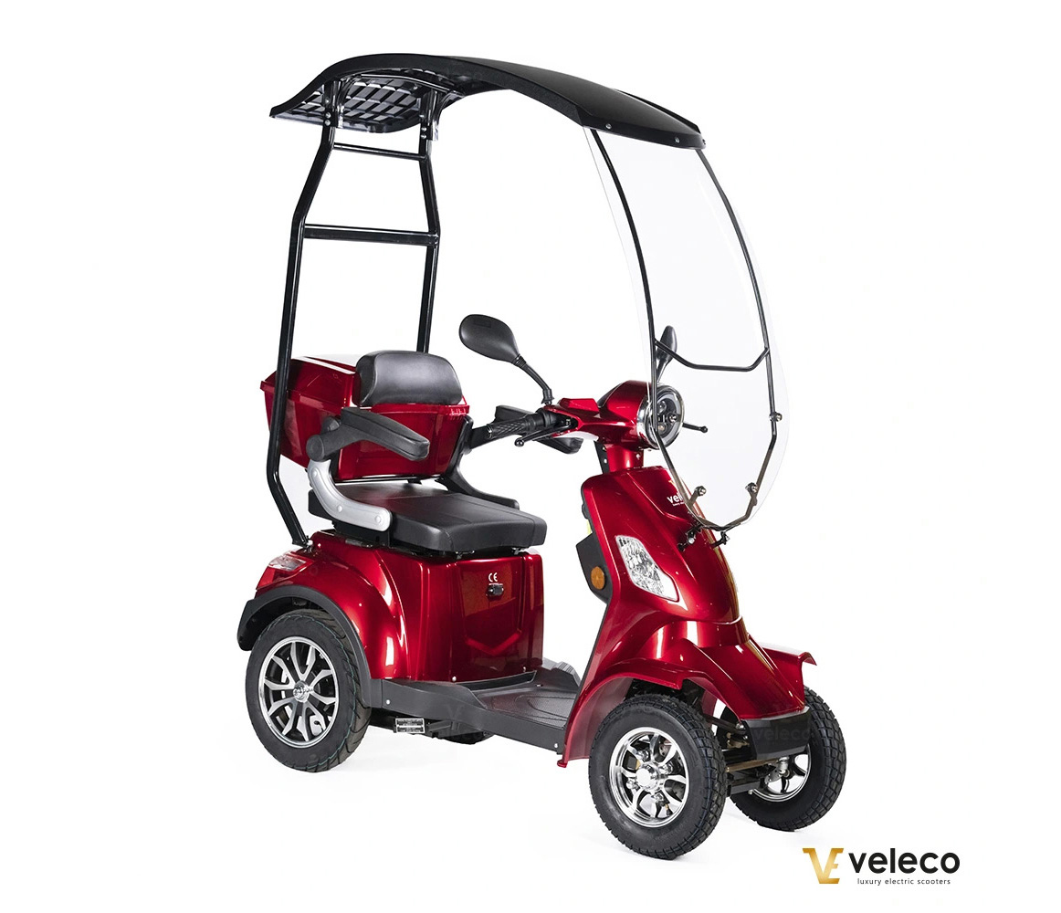 Veleco FASTER mit Dach 12 km/h, Seniorenmobil 4-Rad, Lithium-Ionen Akku – Bild 4