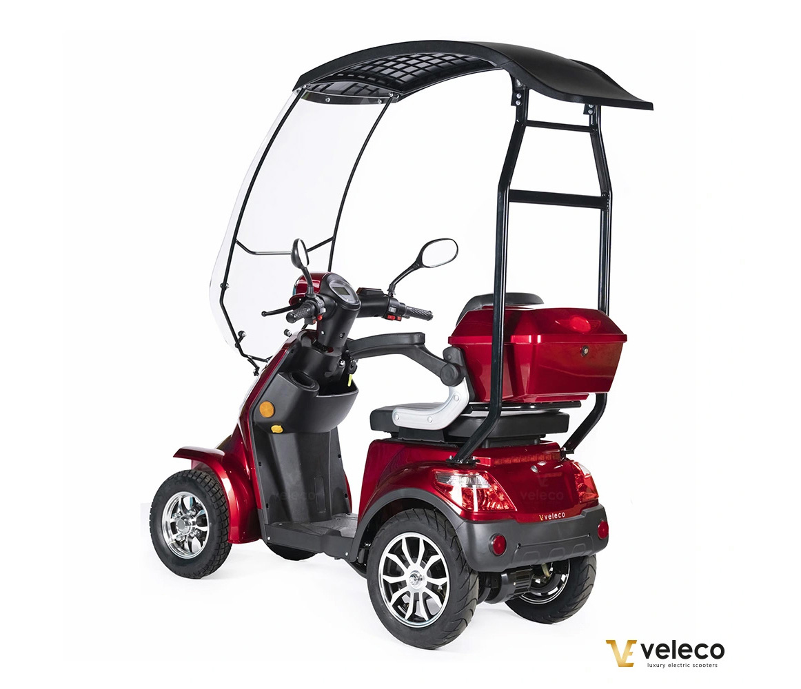 Veleco FASTER mit Dach 12 km/h, Seniorenmobil 4-Rad, Lithium-Ionen Akku – Bild 7