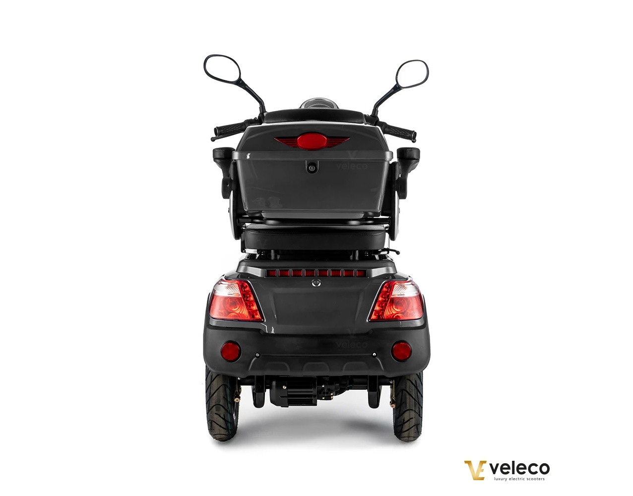 VELECO Faster Seniorenmobil Lithium-Ionen Akku 4-Rad, 1000W, 12 km/h Grau – Bild 4