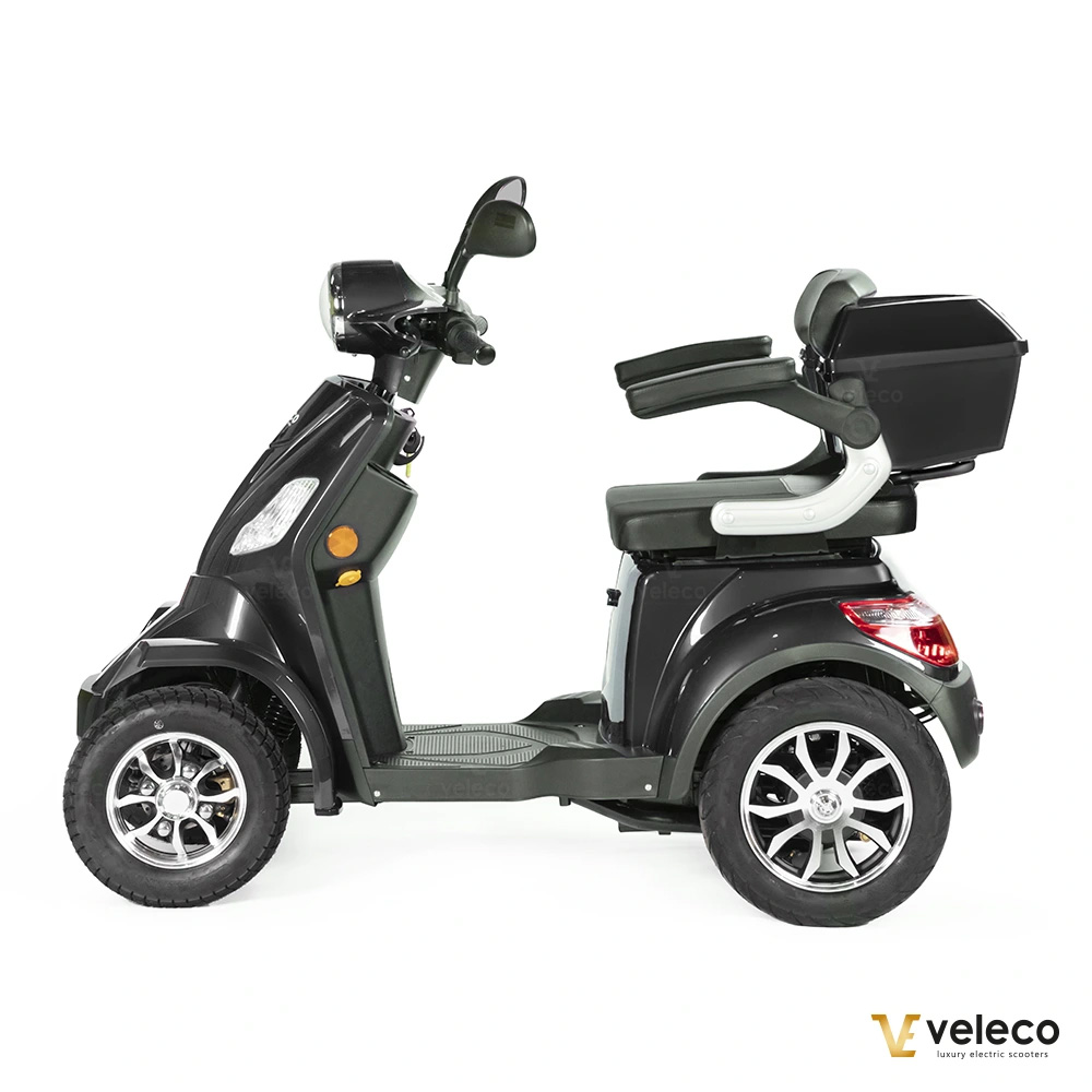 VELECO Faster Seniorenmobil Lithium-Ionen Akku 4-Rad, 1000W, 12 km/h Grau – Bild 5