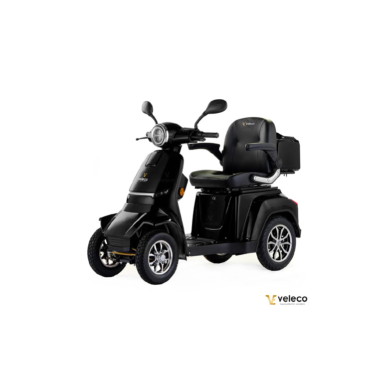 Veleco GRAVIS Schwarz Seniorenmobil 4-Rad, 1000W, 12 km/h