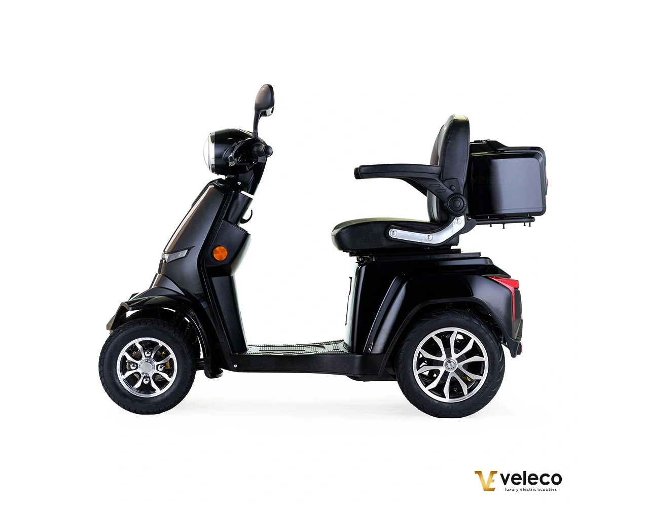 Veleco GRAVIS Schwarz Seniorenmobil 4-Rad, 1000W, 12 km/h – Bild 13