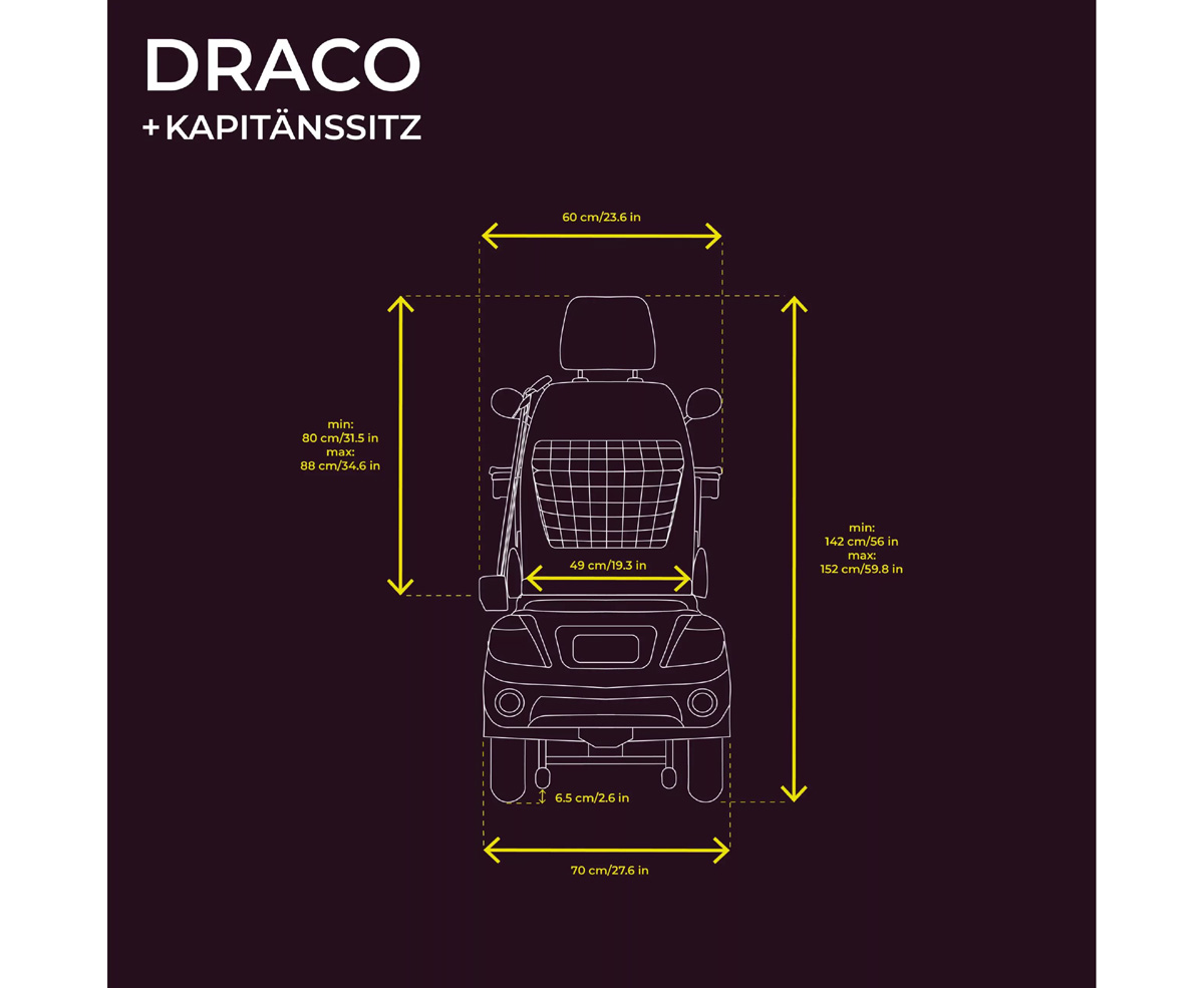 Veleco DRACO Seniorenmobil mit Kapitänssitz – Bild 17