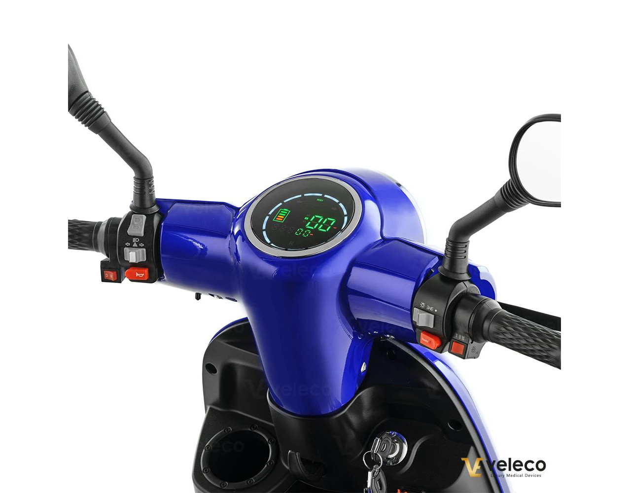 Veleco TURRIS mit Kapitänssitz, 800W, 12 km/h Rot – Bild 9