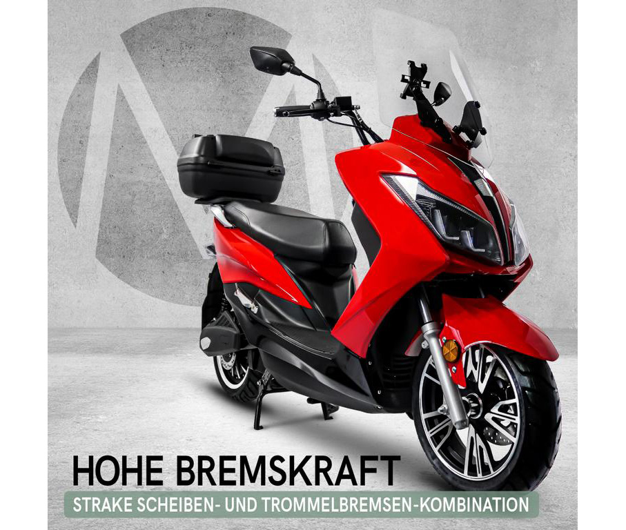 Maximus, E-Scooter MX2-45 - 45 km/h, Lithium Akku, 3000 Watt – Bild 10