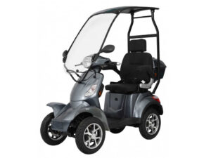 Seniorenmobil VITA CARE 4000 25 km_h Lithium-Batterie Dach Elektromobil Grau