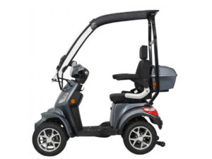 Seniorenmobil VITA CARE 4000 25 km_h Lithium-Batterie Dach Elektromobil Seite_grau