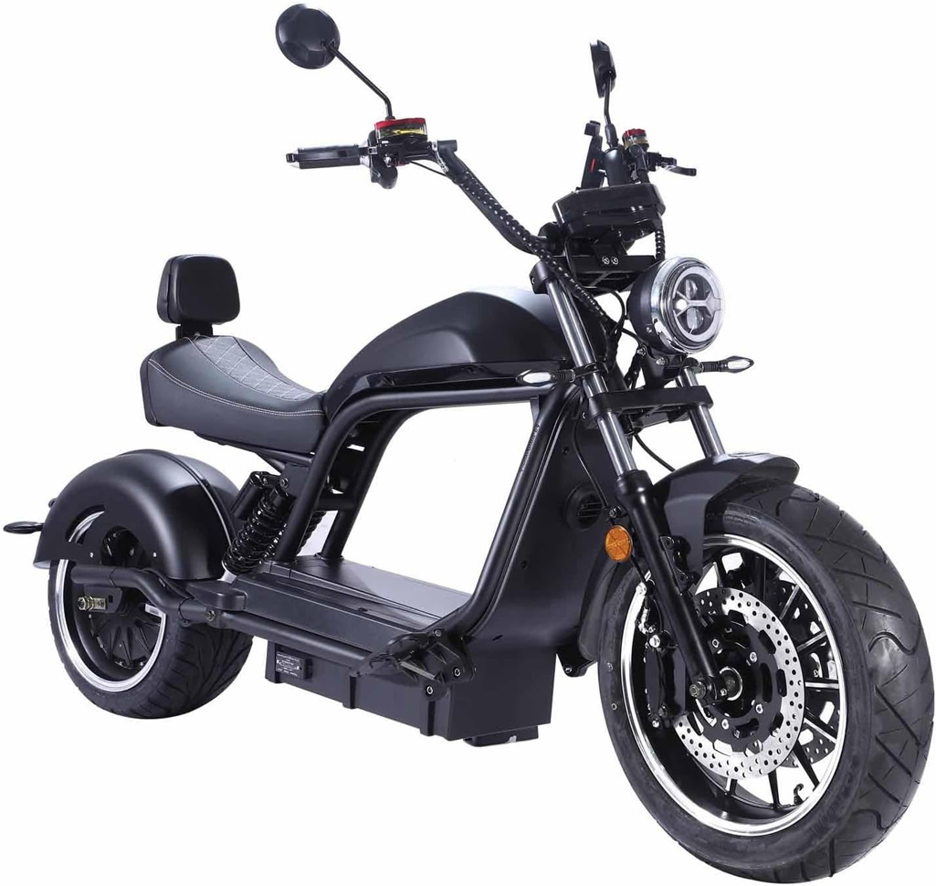 E-Chopper HL 6.0, Elektroroller, 45km/h, 3000 Watt, Lithium Akku – Bild 2