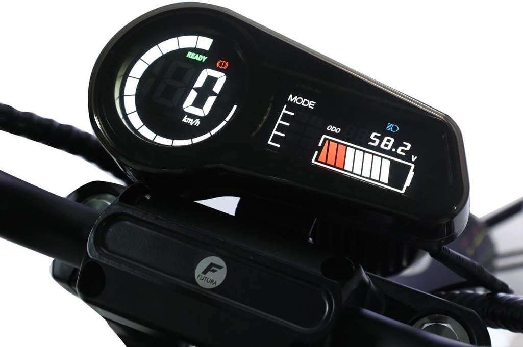 E-Chopper HL 6.0, Elektroroller, 45km/h, 3000 Watt, Lithium Akku – Bild 8