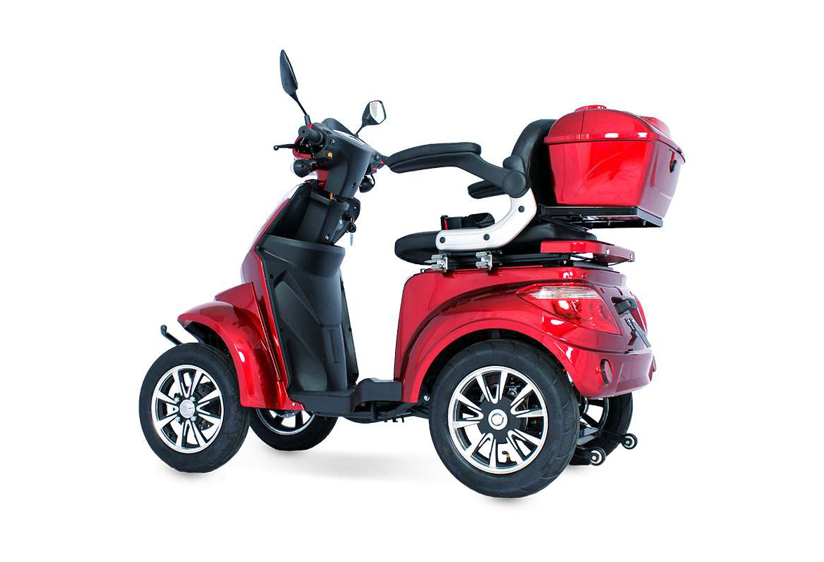 Elektromobil ECO ENGEL 532 Rot 1000 Watt Motor 4 Rad 25 km/h – Bild 2