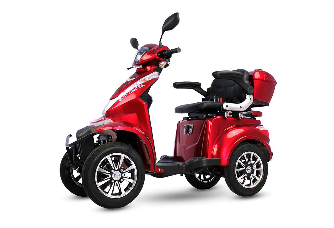 Elektromobil ECO ENGEL 532 Rot 1000 Watt Motor 4 Rad 25 km/h – Bild 3