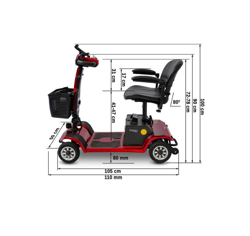 Elektromobil Rolektro E-Quad 6 V.3 Lithium, Rot, 6 km/h – Bild 14