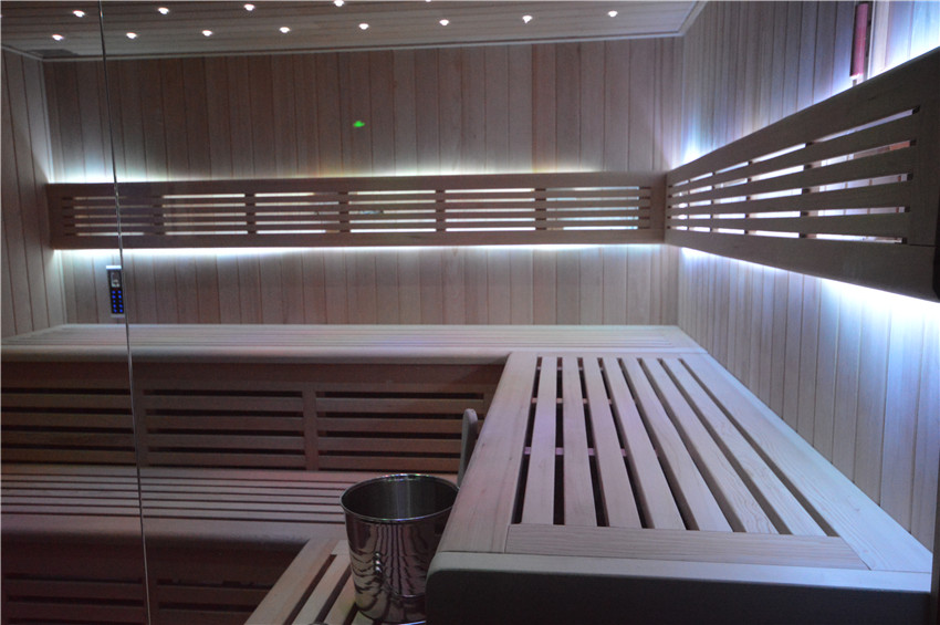 Sauna TS 4020-1 ADC Bio-Kombiofen, 200x180cm Designersauna – Bild 8