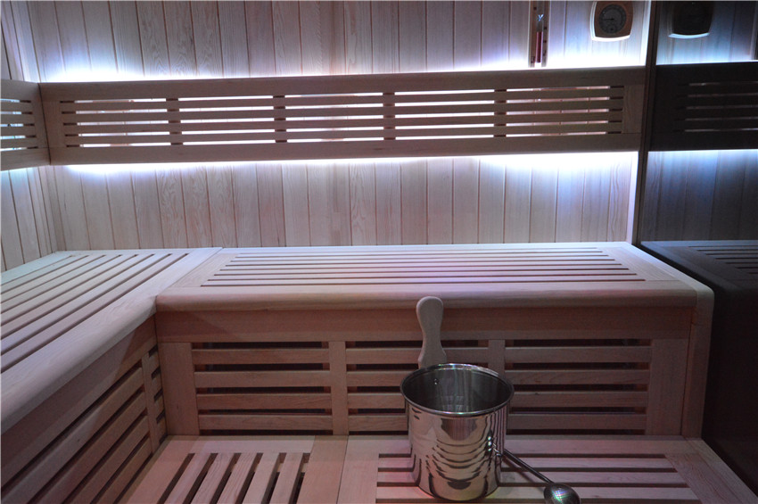 Sauna TS 4020-1 ADC Bio-Kombiofen, 200x180cm Designersauna – Bild 9