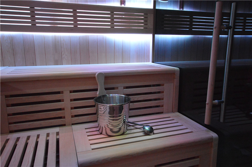 Sauna TS 4020-1 ADC Bio-Kombiofen, 200x180cm Designersauna – Bild 10