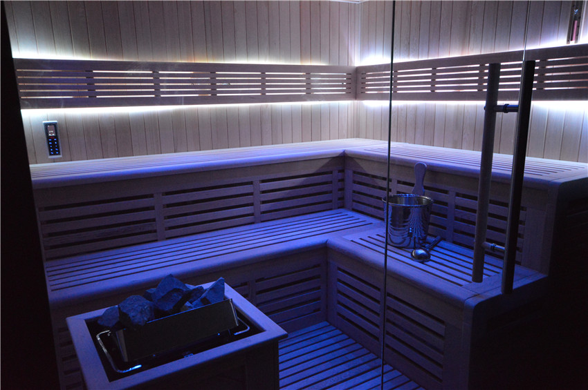 Sauna TS 4020-1 ADC Bio-Kombiofen, 200x180cm Designersauna – Bild 11