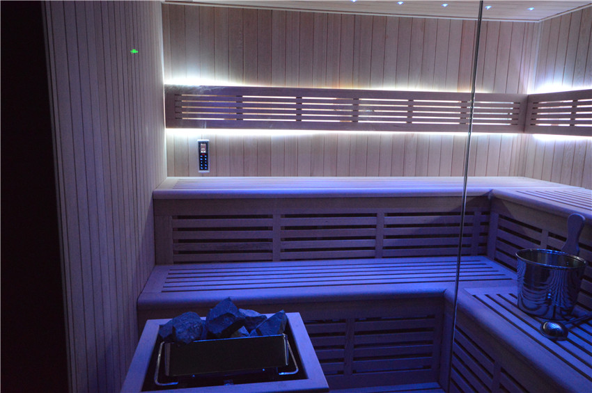 Sauna TS 4020-1 ADC Bio-Kombiofen, 200x180cm Designersauna – Bild 12