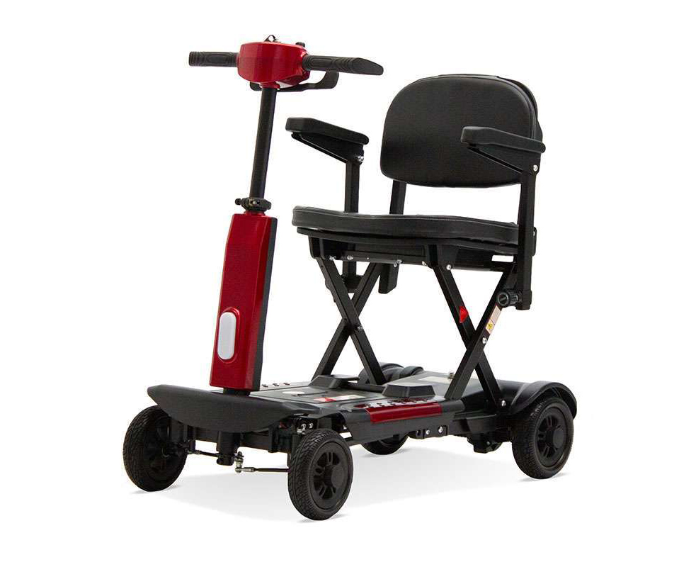 Elektromobil Eco Engel 406 Rot Klappbar 4 Rad, 6 km/h