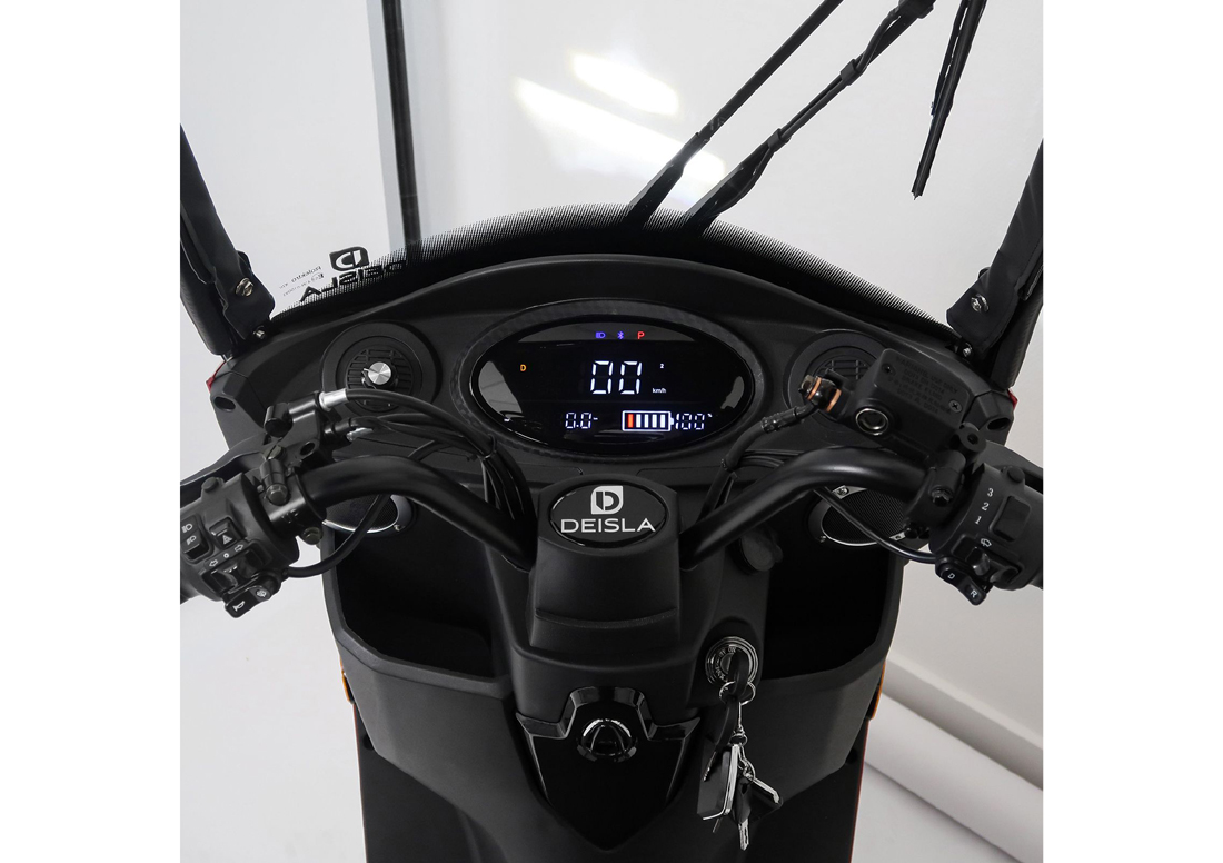 Rolektro Deisla DS4-25 Vierrad mit Dach und Wetterschutz, Lithium-Akku – Bild 12